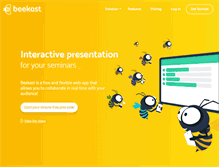 Tablet Screenshot of beekast.com